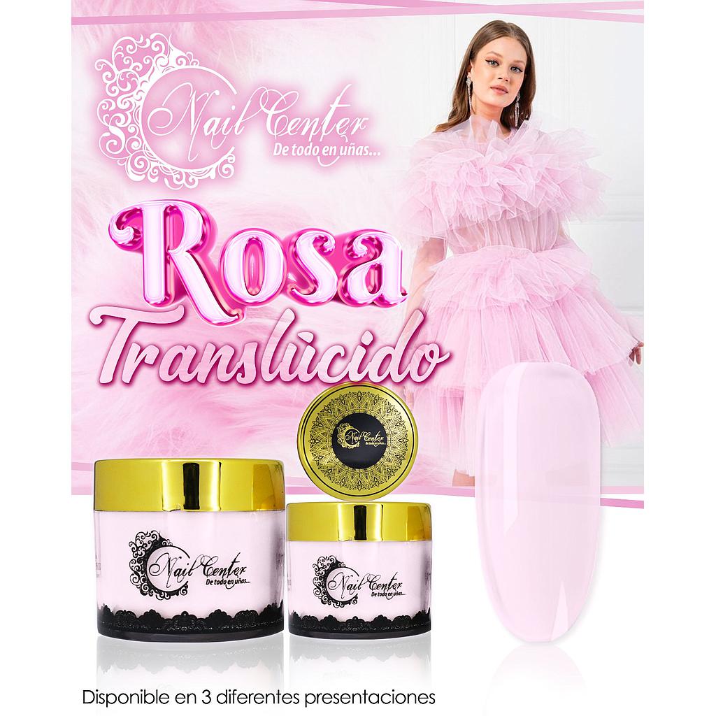 ACRILICO ROSA TRANSLUCIDO 1 ONZA