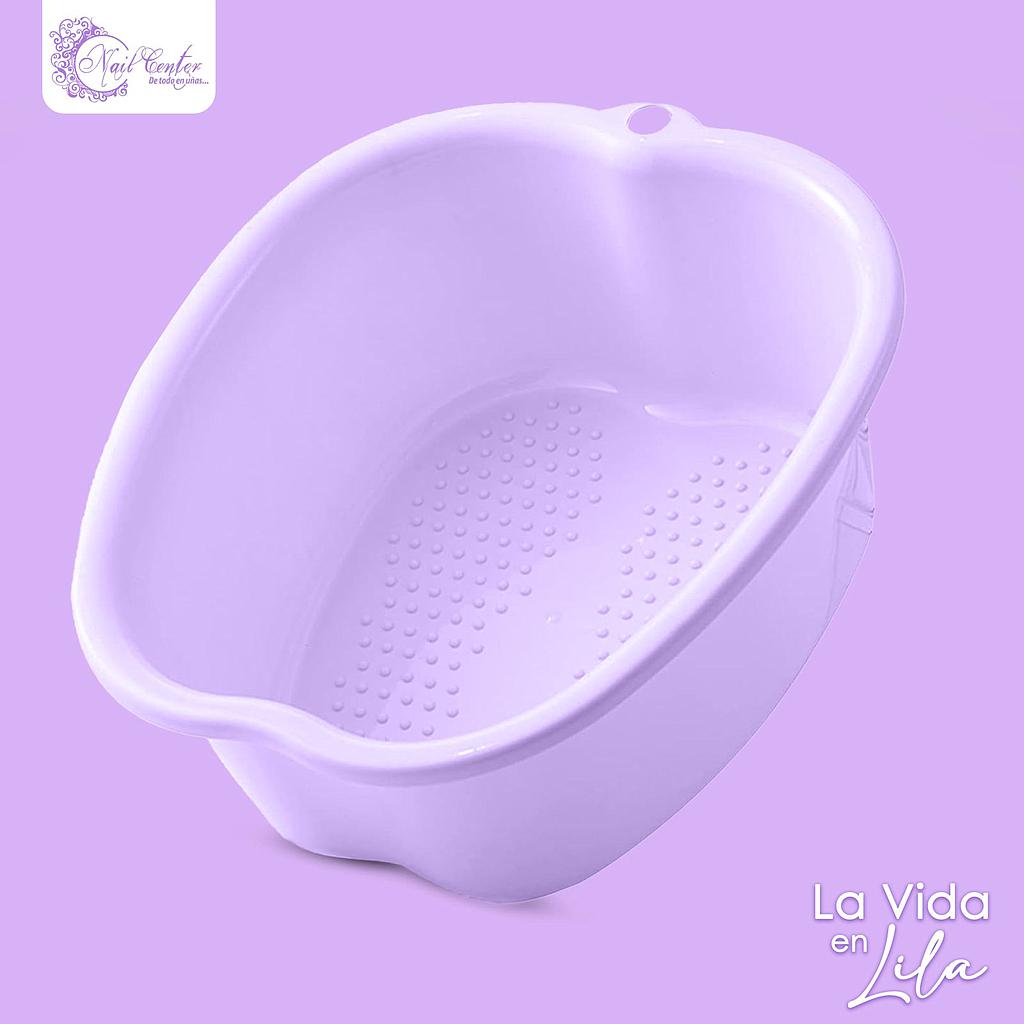 BOWL PARA PEDICURA ERGONOMICO LILA 30CMS * 37.50 CMS