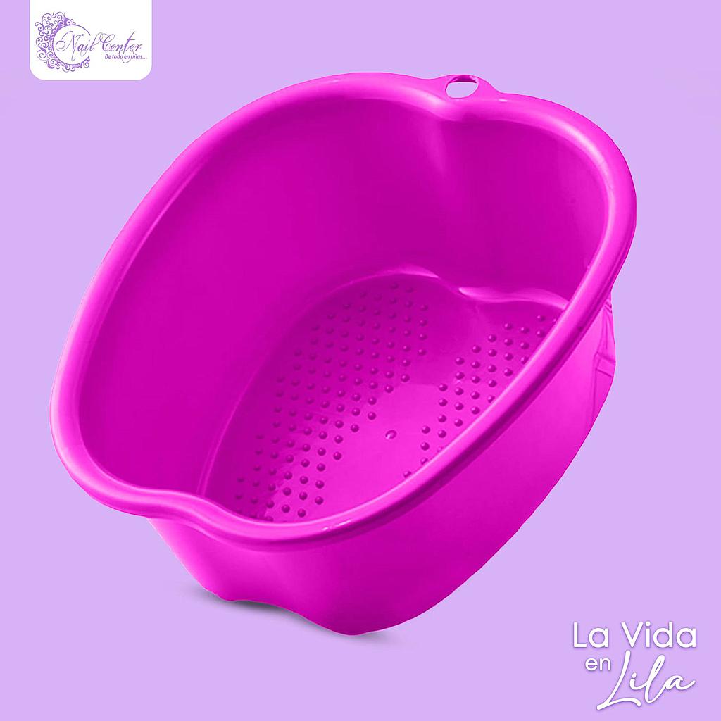 BOWL PARA PEDICURA ERGONOMICO VIOLETA 30CMS * 37.50 CMS
