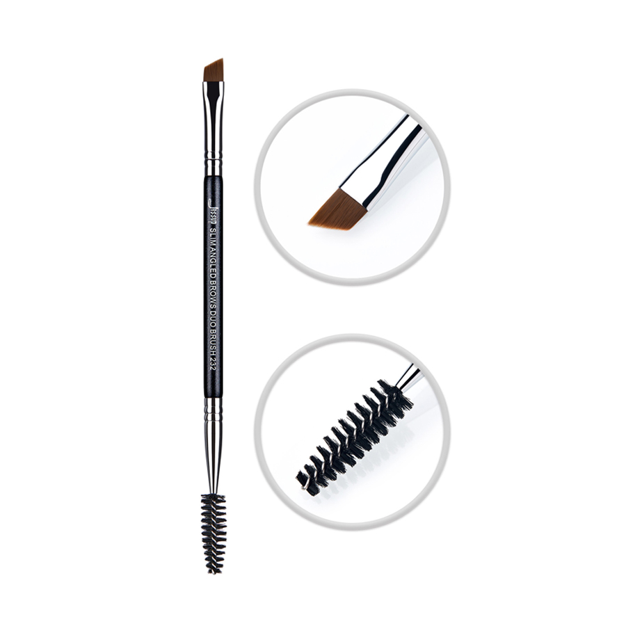 BROCHA S152 Jessup S152-232 SLIM ANGLED BROWS DUO BRUSH-Single Brush