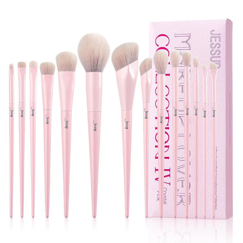 BROCHA T495 Jessup 14pcs Crystal Pink Comprehensive Collection