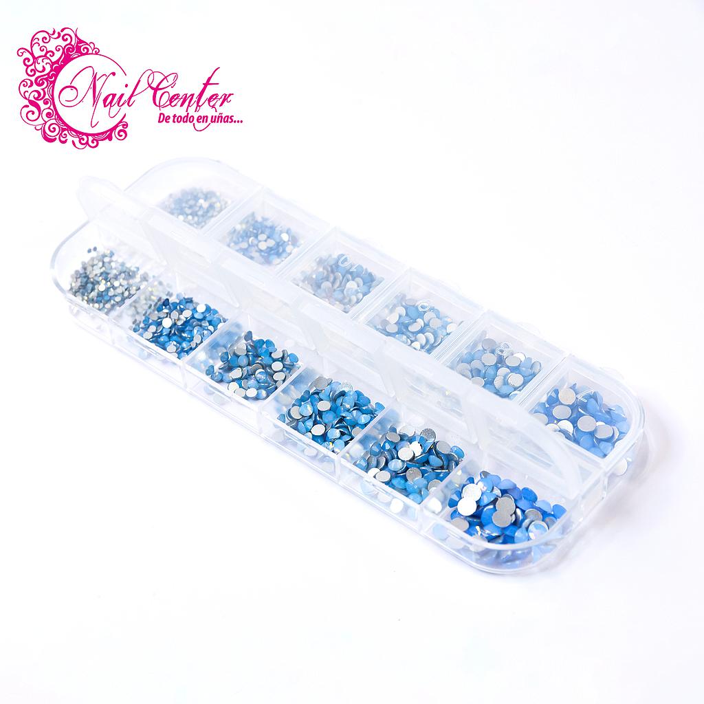 CAJA 12 ESPACIOS CRISTALES OPAL 4