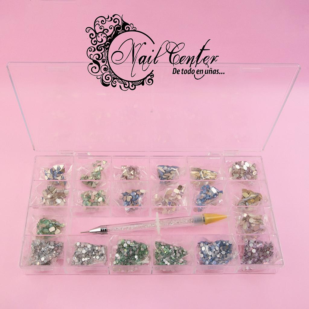 CAJA CRISTALES OPALO MIX