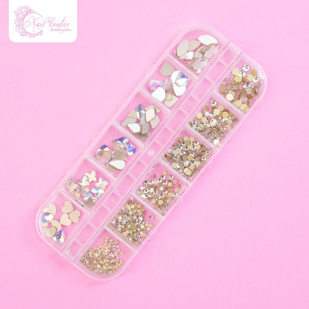 CAJA DE CRISTALES PREMIUM TORNASOL ICE