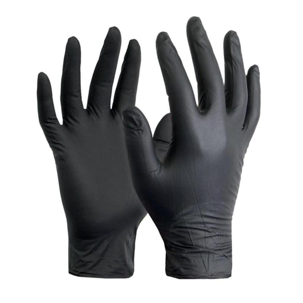 CAJA GUANTES MEZCLA DE VINILO / NITILO TALLA L NEGRO