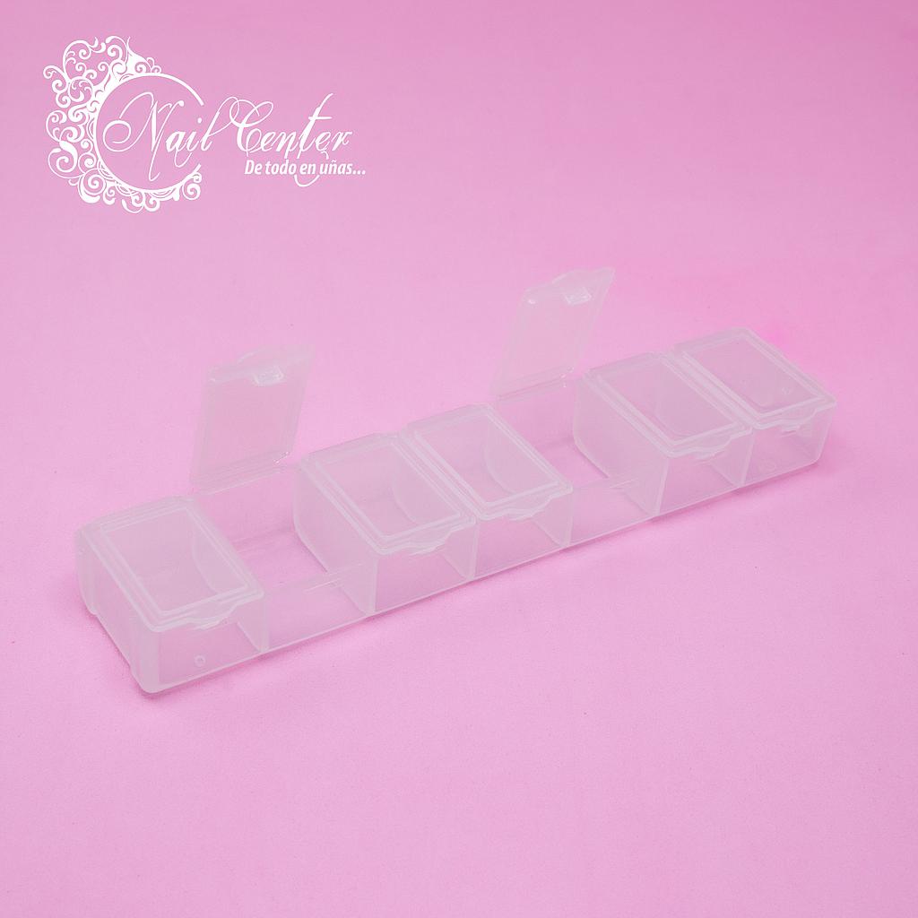 CAJA PLASTICA 7 ESPACIOS