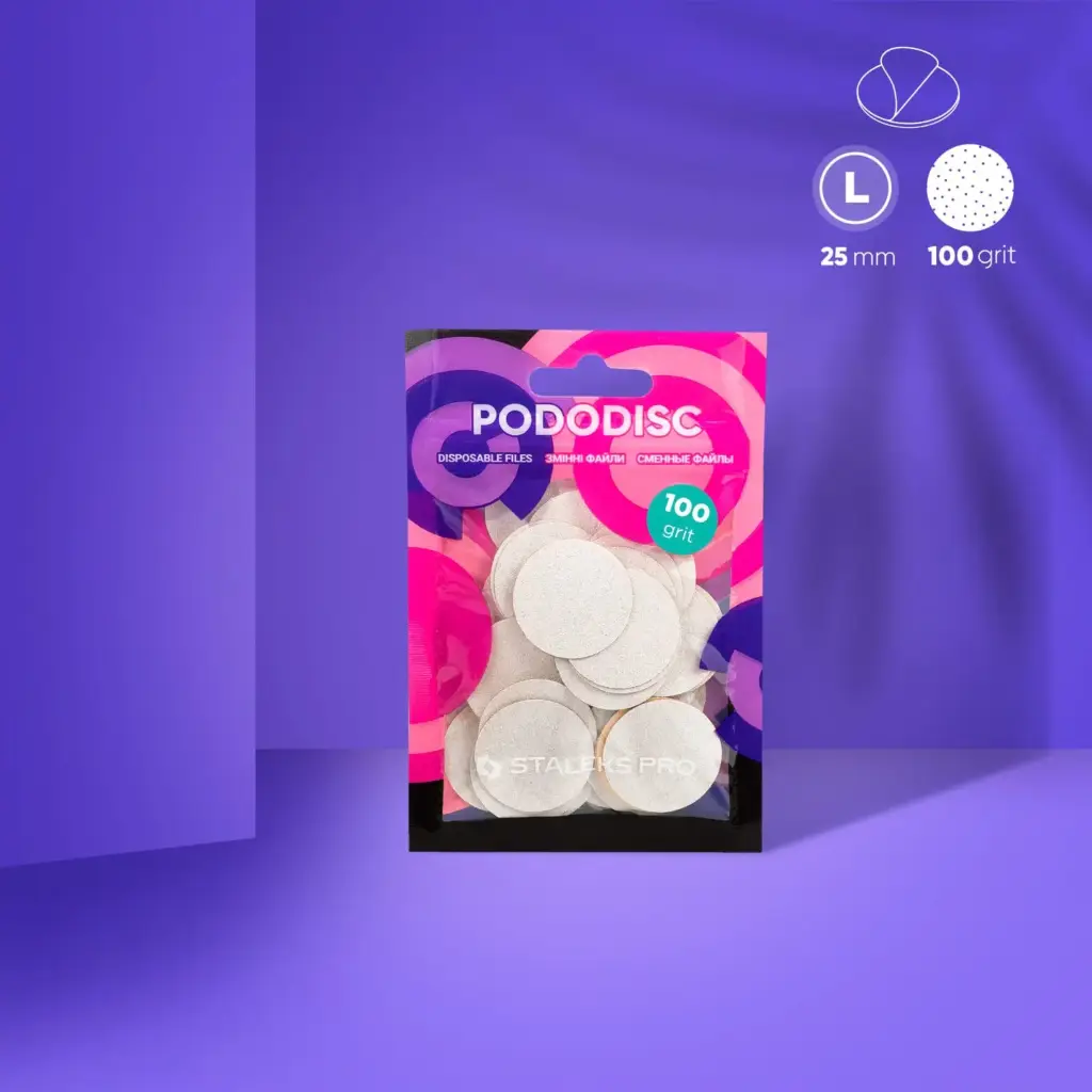 CAMBIO DE ALMOHADILLAS BLANCAS PARA DISCO DE PEDICURA GRANO 100