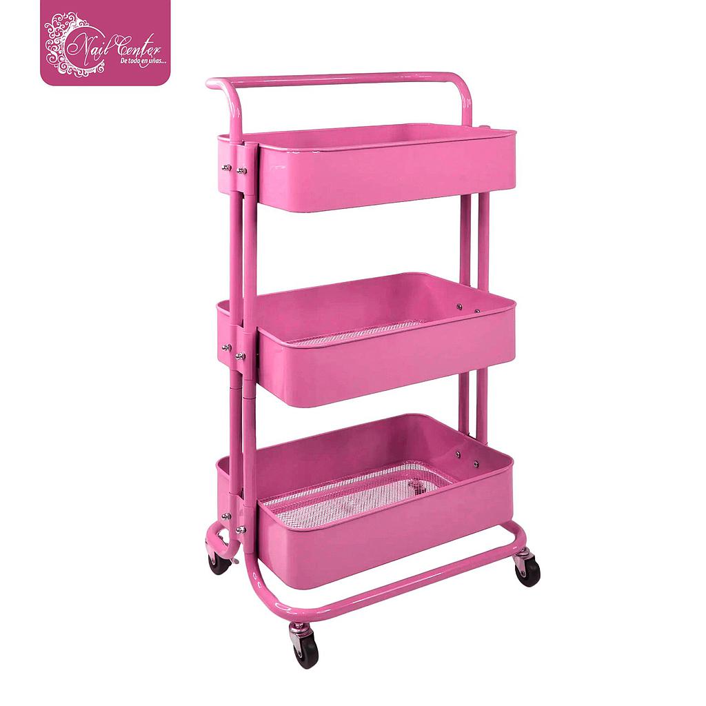 CARRITO AUXILIAR FUCSIA