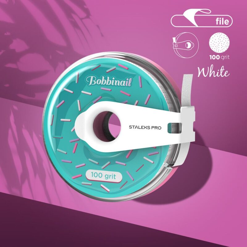 CINTA ABRASIVA BLANCA DESECHABLE EXPERT EN PLÁSTICO ESTUCHE STALEKS PRO GRANO 100