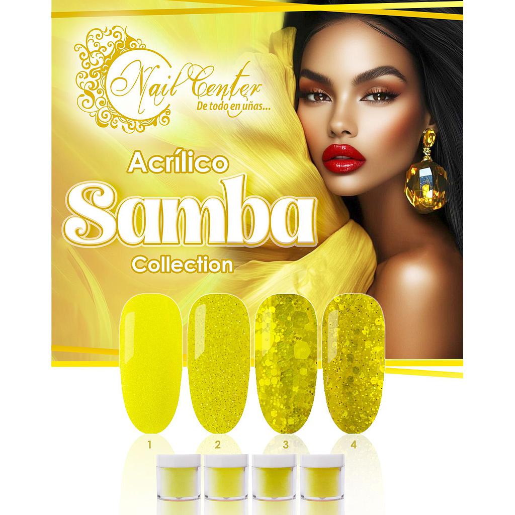 COLECCIÓN ACRILICO 4 TONOS SAMBA