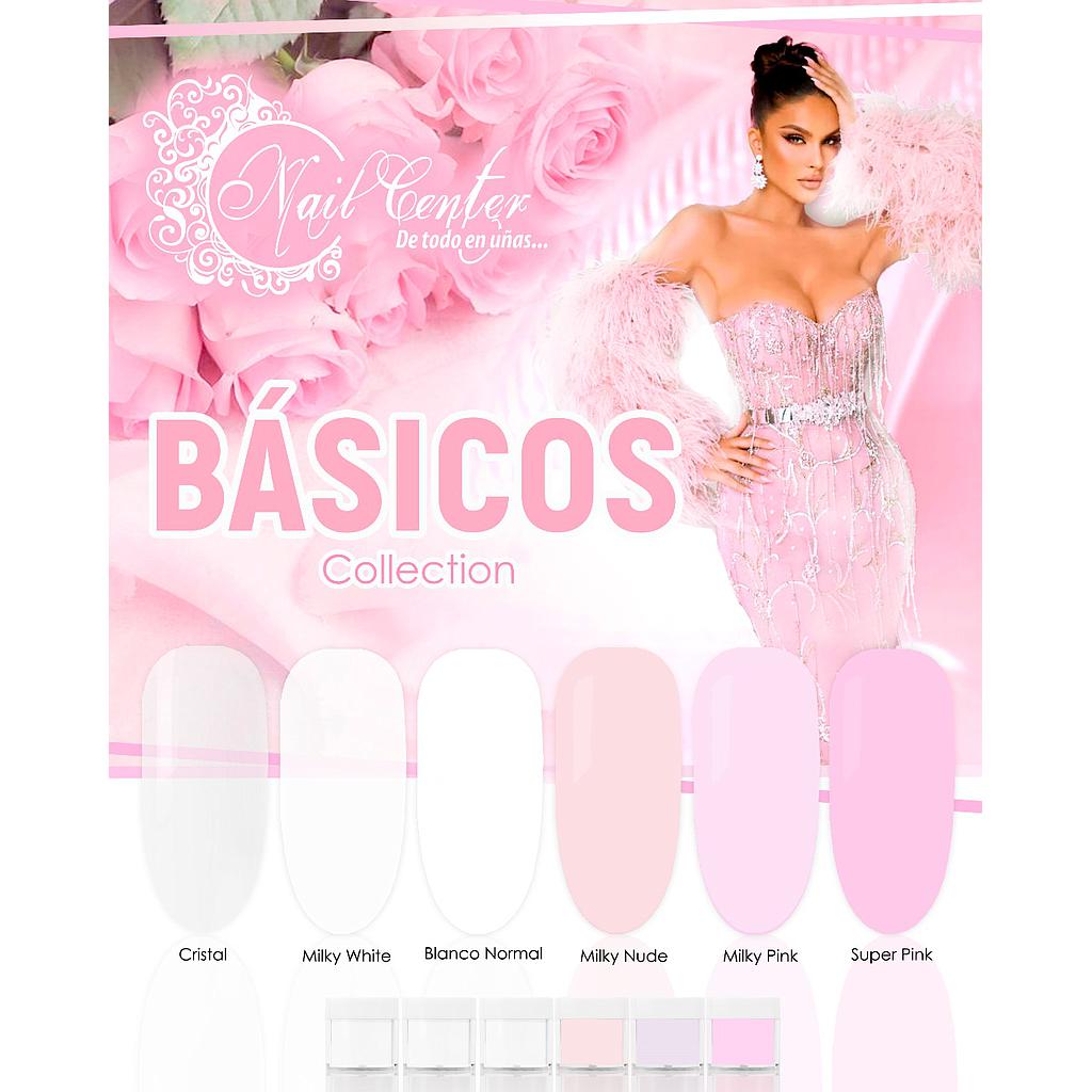 COLECCIÓN DE ACRILICO 1/4 BASICOS 6 TONOS 