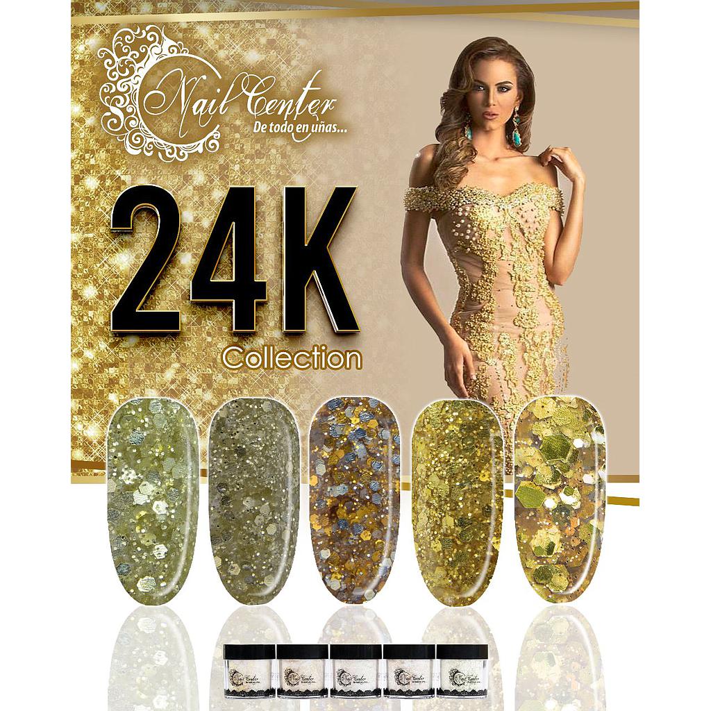 COLECCIÓN DE ACRILICO 24K - 5 TONOS