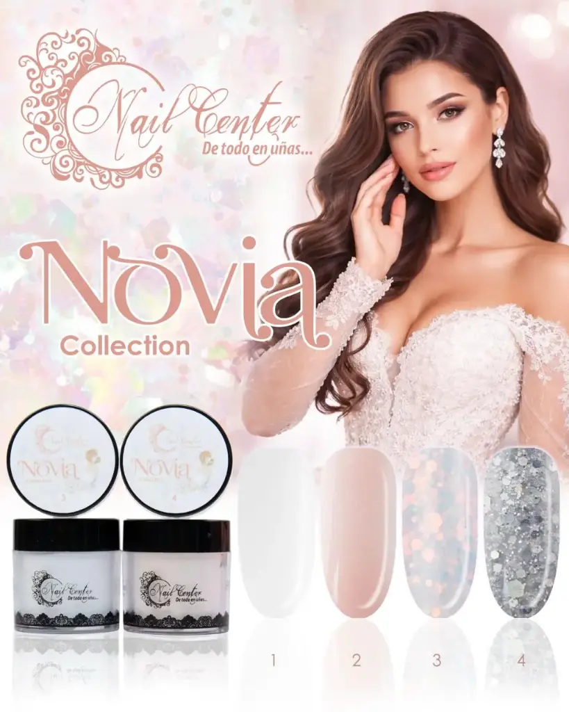 COLECCIÓN DE ACRILICO NOVIA 4 TONOS