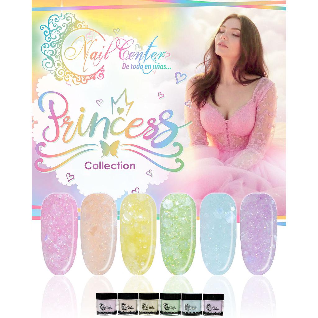 COLECCIÓN DE ACRILICO PRINCESS 6 TONOS