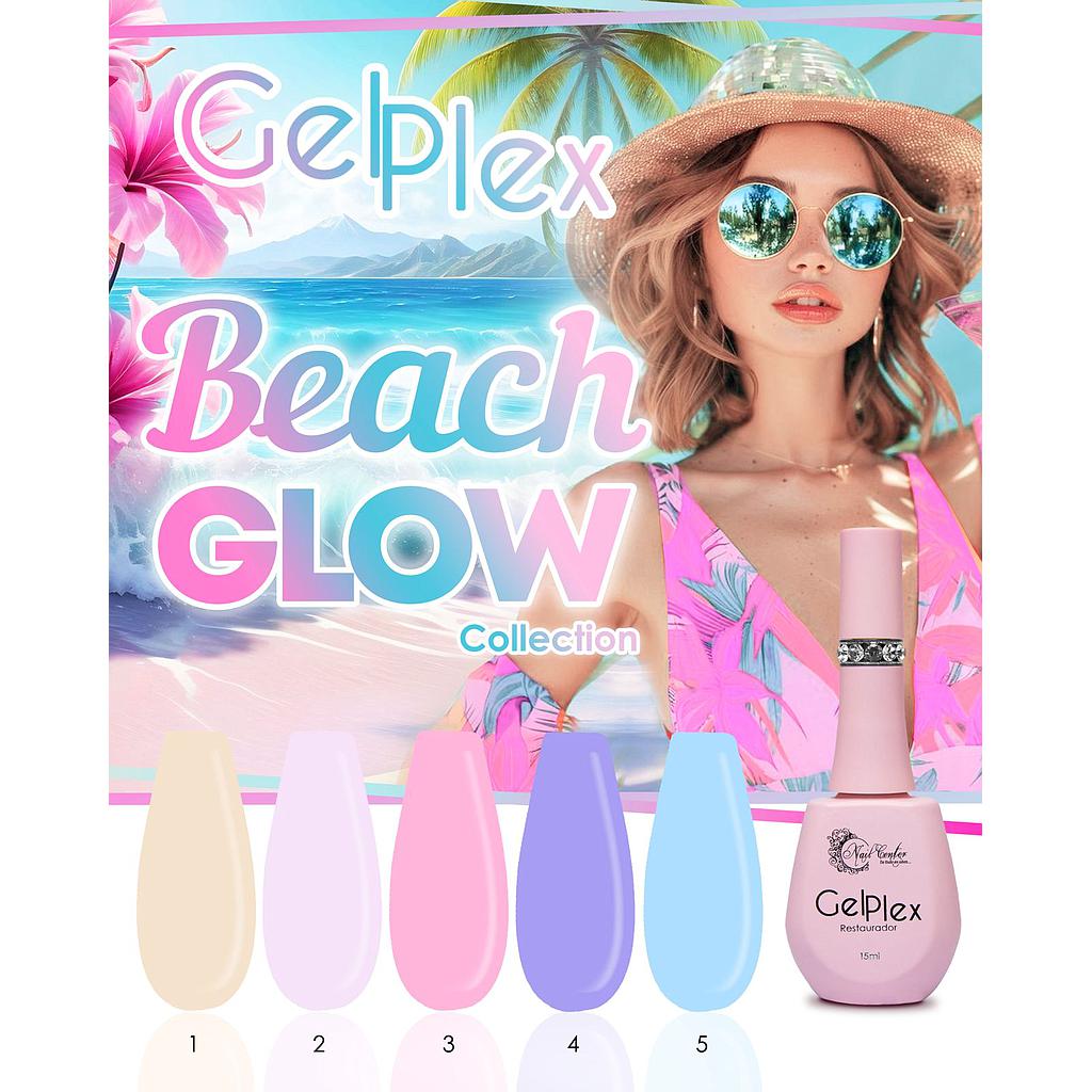 COLECCION GELPLEX BEACH GLOW 5 TONOS
