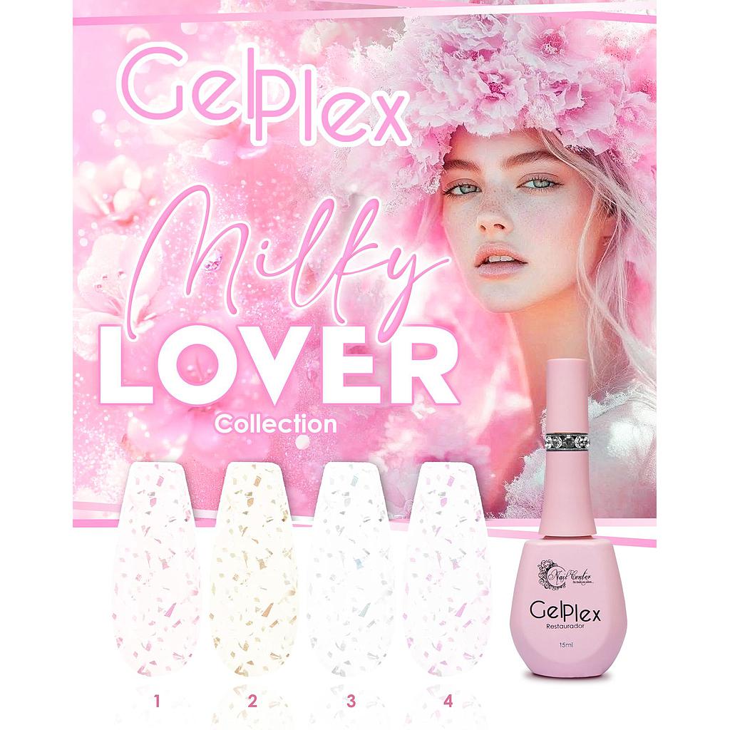 COLECCION GELPLEX MILKY LOVER - 4 TONOS