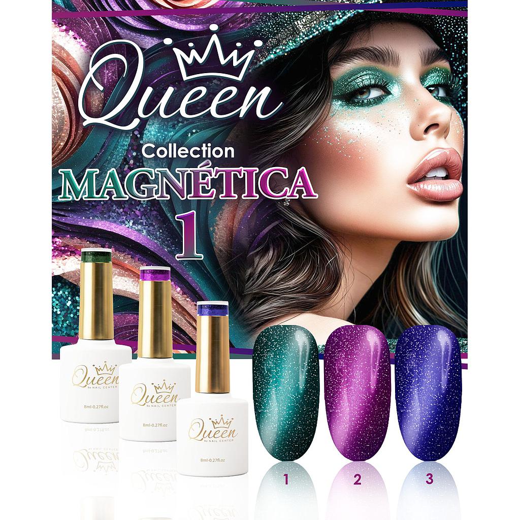 COLECCION QUEEN MAGNETICA VOL.1 3 PIEZAS 8ML