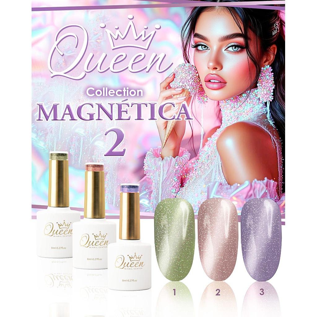 COLECCION QUEEN MAGNETICA VOL.2 3 PIEZAS 8ML