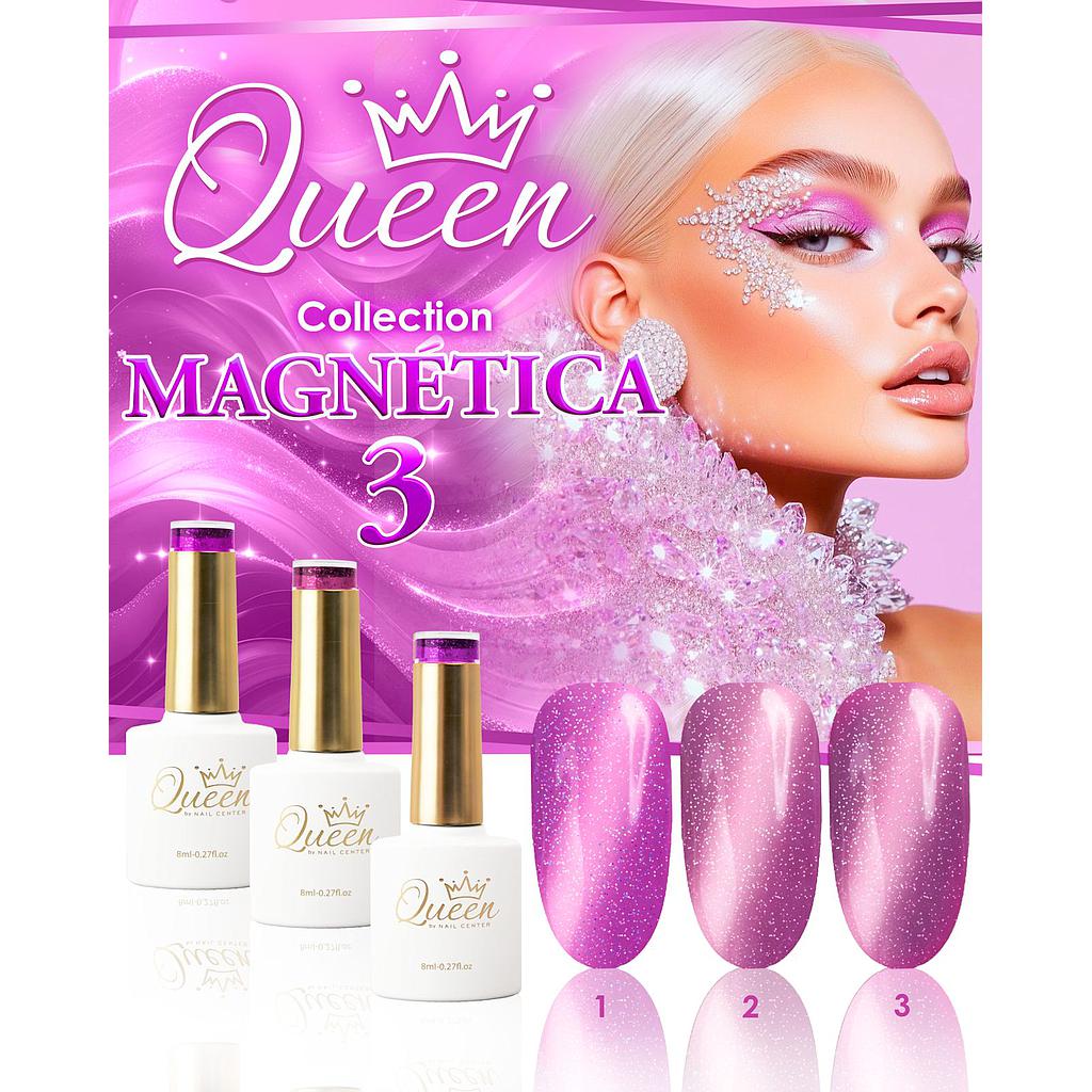 COLECCION QUEEN MAGNETICA VOL.3 3 PIEZAS 8ML