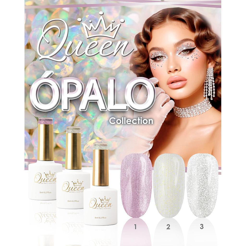 COLECCION QUEEN OPALO  3 PIEZAS 8ML