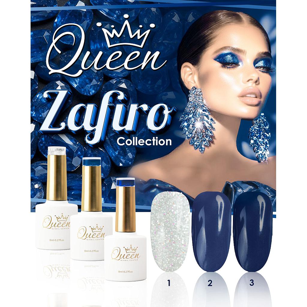 COLECCION QUEEN ZAFIRO 3 PIEZAS 8ML