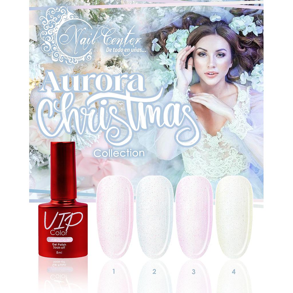 COLECCION VIP 8ML 4 TONOS AURORA CHRISTMAS