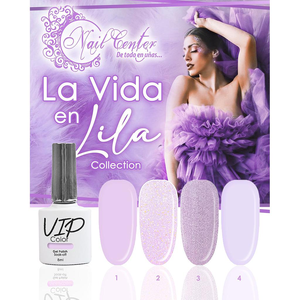 COLECCIÓN VIP 8 ML 4 TONOS LA VIDA EN LILA