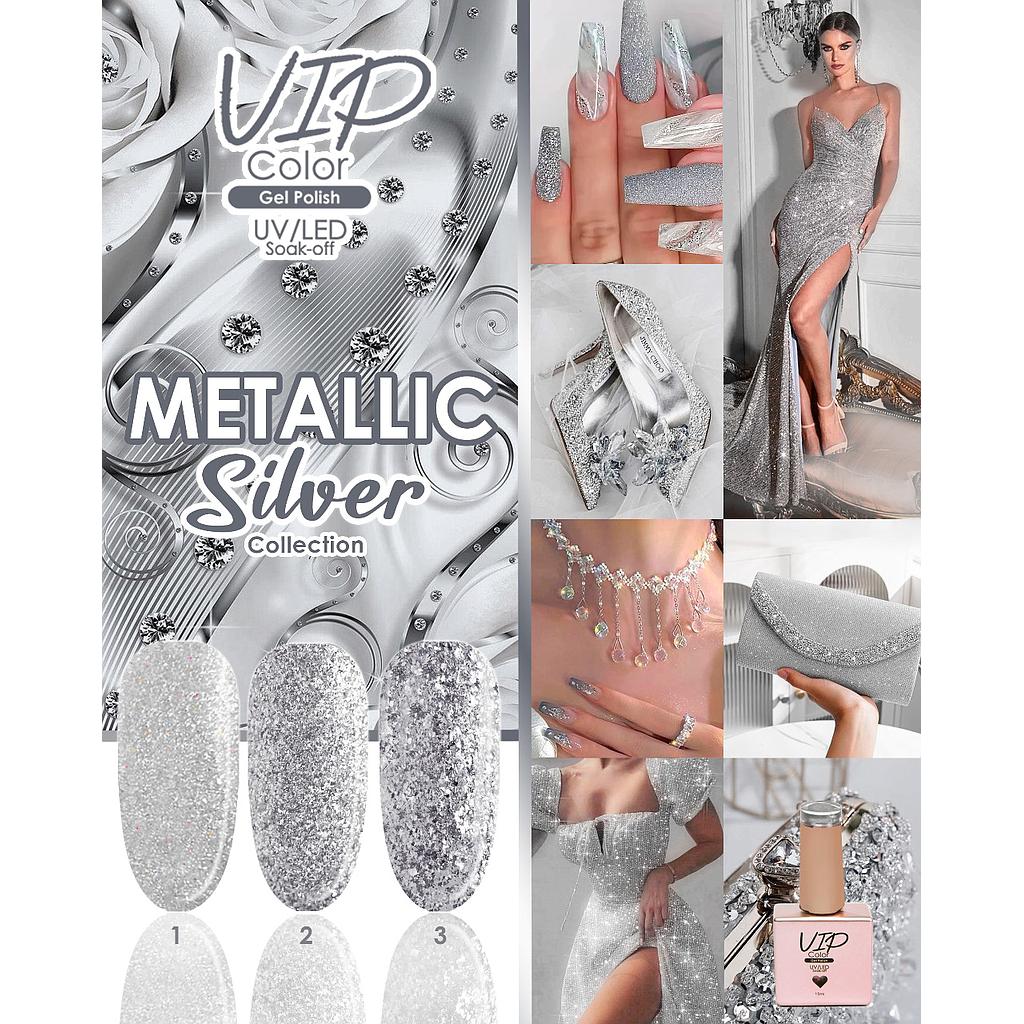 COLECCION VIP COLOR METALLIC SILVER 15ML