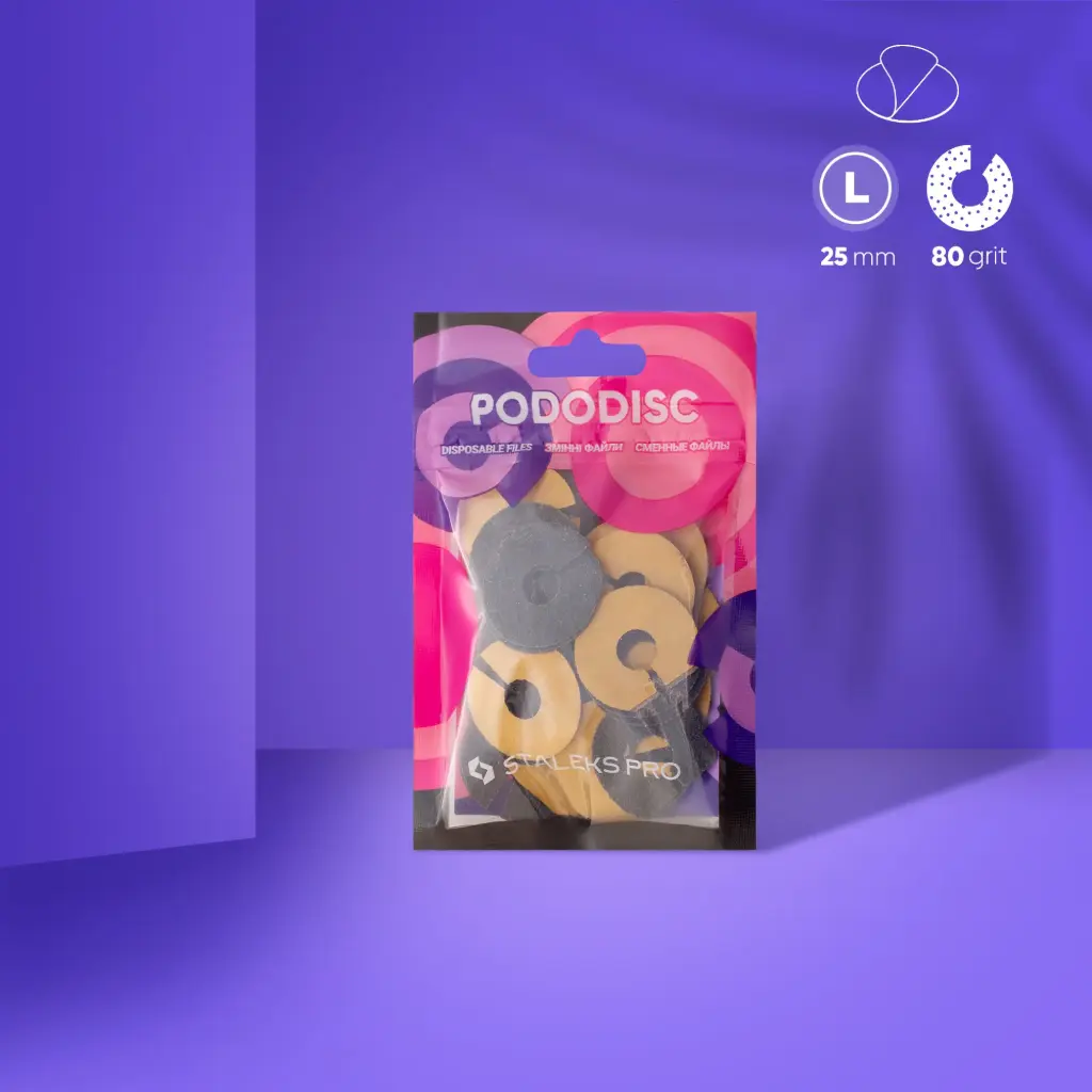 DISCO DE PEDICURA PRO L  GRANO 80