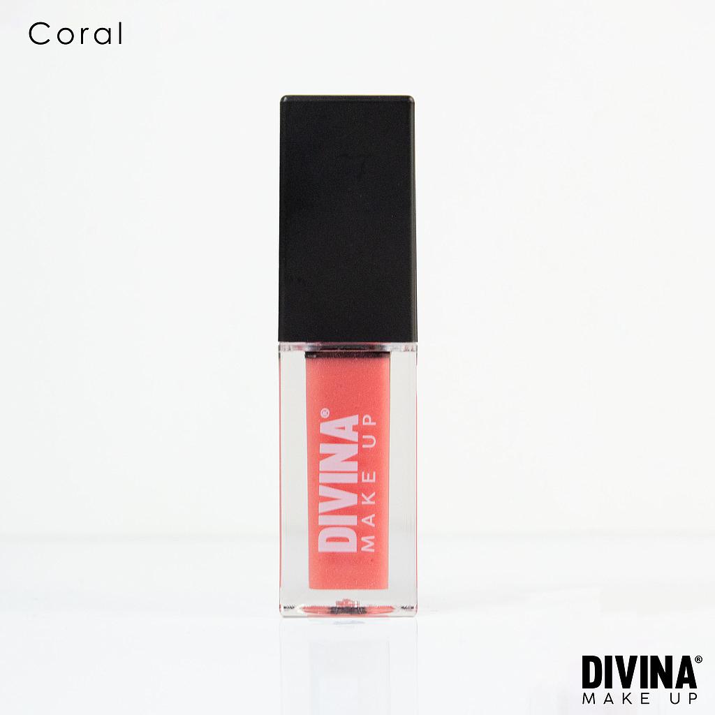 DIVINA MAKE UP LIP GLOSS CORAL