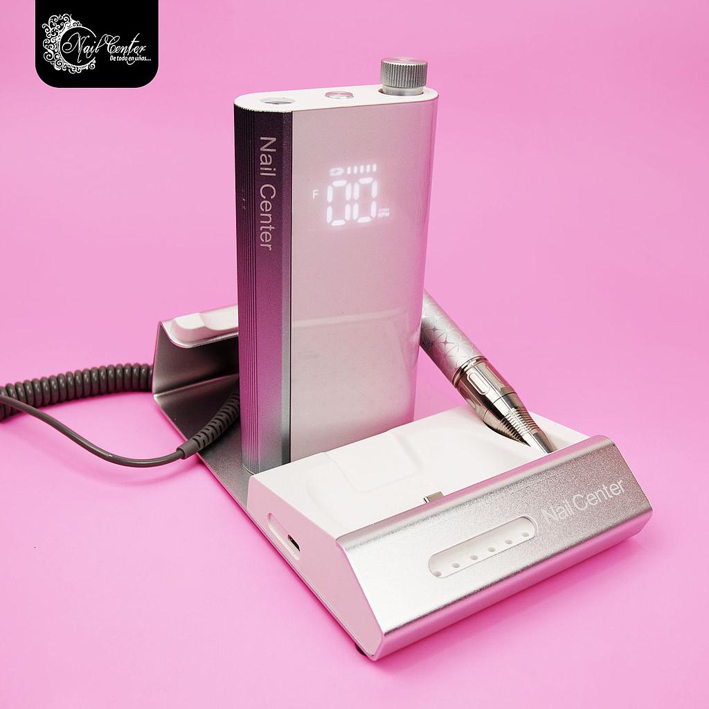 DRILL NAIL CENTER BUTTERFLY PINK