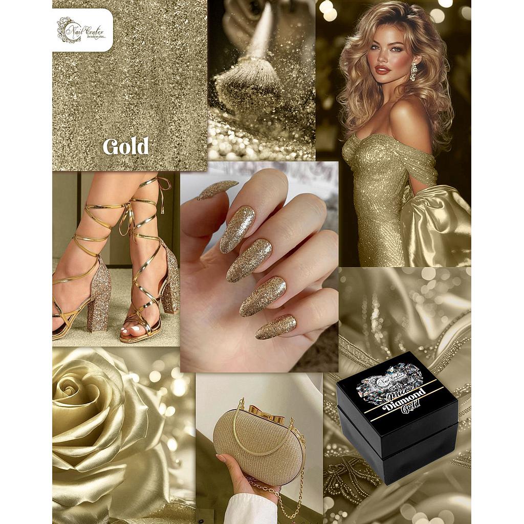 GEL MICRO DIAMOND GOLD