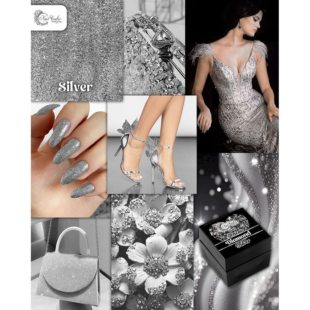 GEL MICRO DIAMOND SILVER