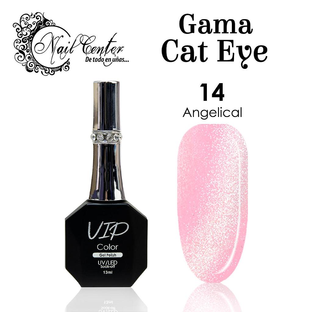 GEL VIP COLOR EDICION LIMITADA 13ML CAT EYE EFECTO VELVET 14 ANGELICAL