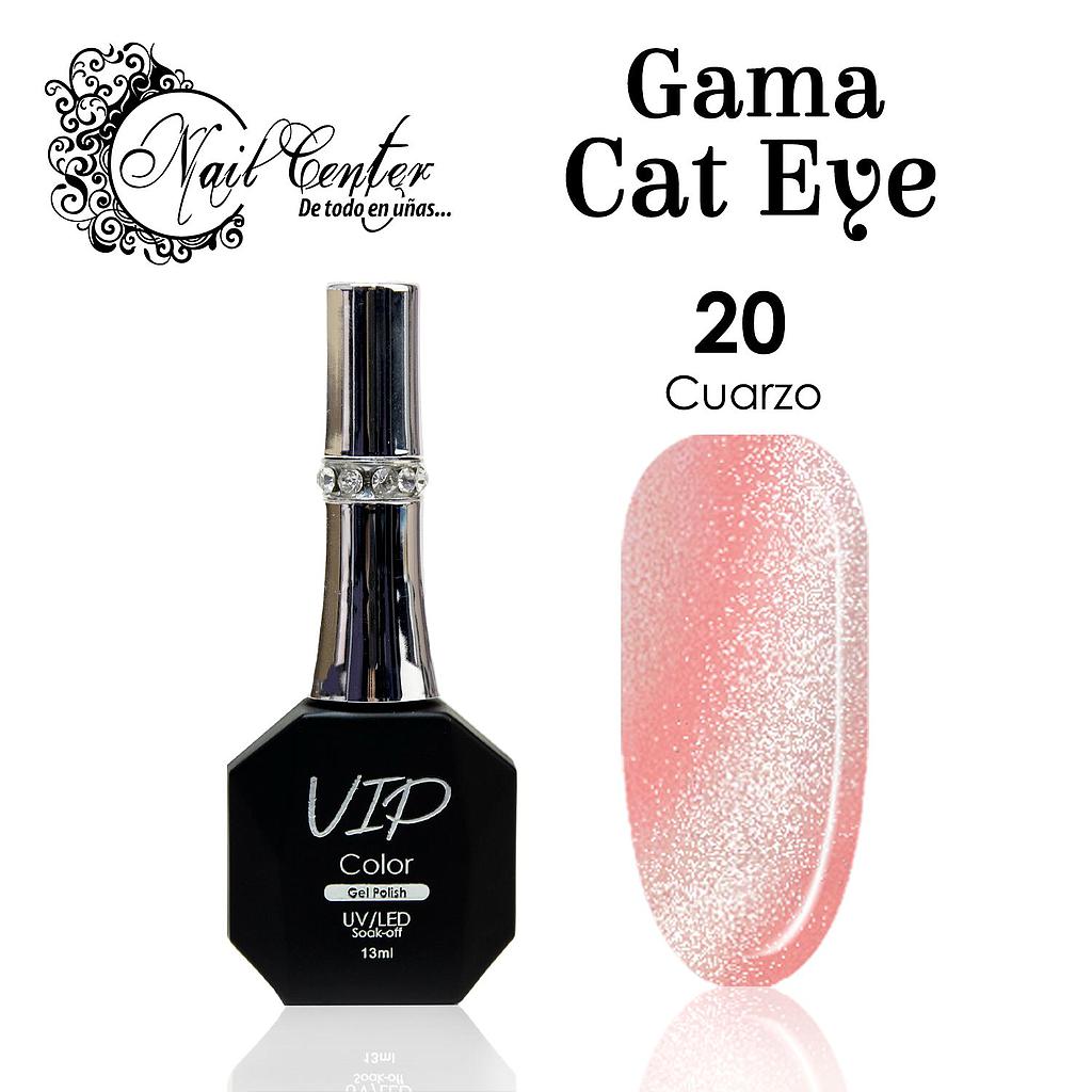 GEL VIP COLOR EDICION LIMITADA 13ML CAT EYE EFECTO VELVET 20 CUARZO