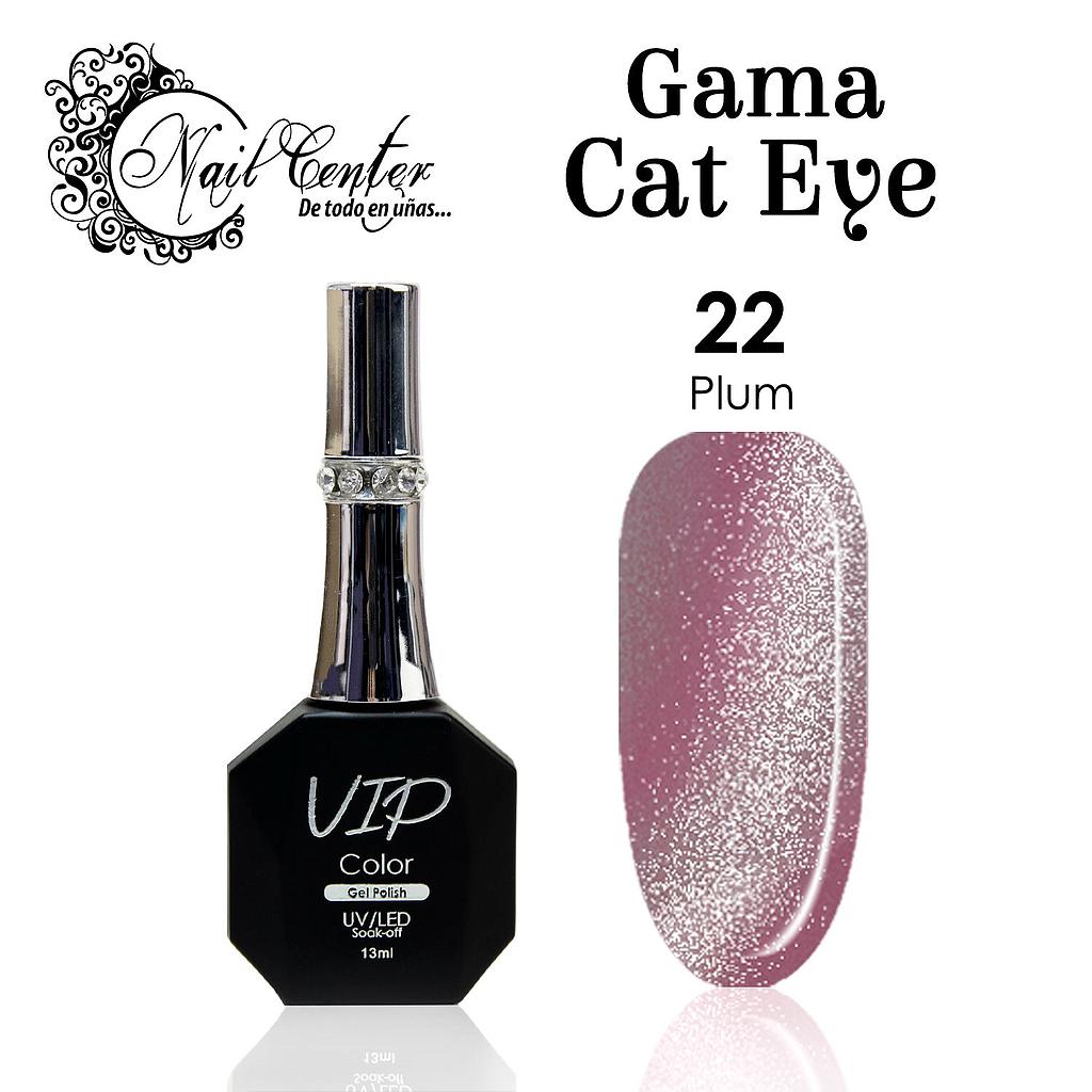 GEL VIP COLOR EDICION LIMITADA 13ML CAT EYE EFECTO VELVET 22 PLUM