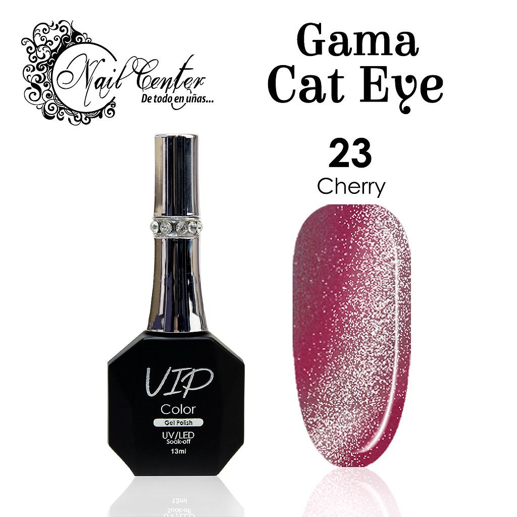 GEL VIP COLOR EDICION LIMITADA 13ML CAT EYE EFECTO VELVET 23 CHERRY