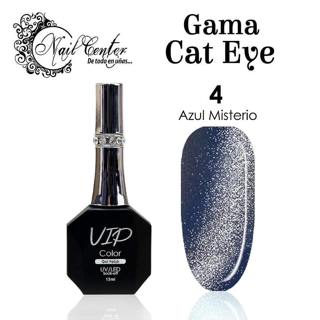 GEL VIP COLOR EDICION LIMITADA 13ML CAT EYE EFECTO VELVET 4 AZUL MISTERIO