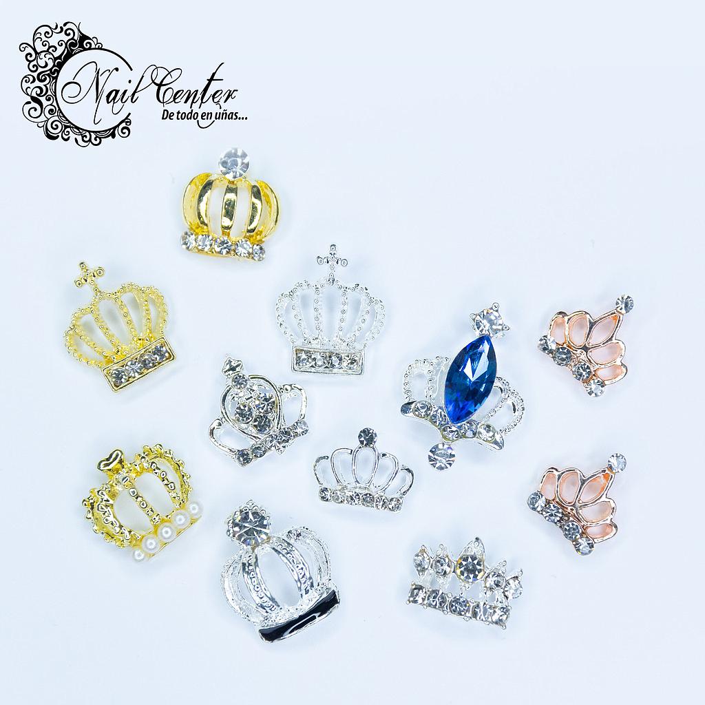 KIT CHARM MINI CORONAS - 30 PIEZAS