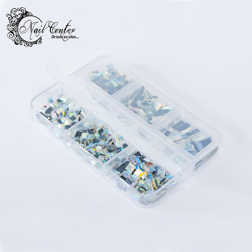 KIT DE CRISTALES CUADRADOS TORNASOL