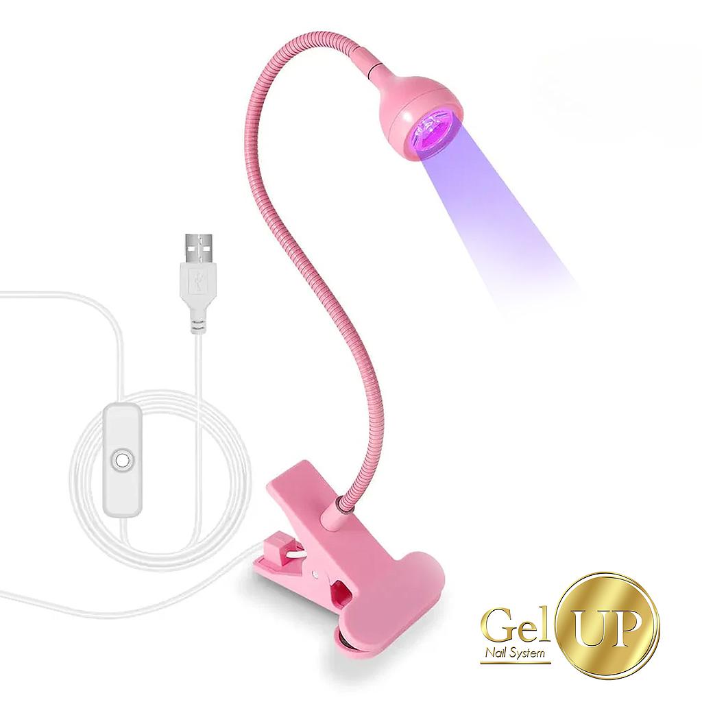 LAMPARA GEL UP HAND FREE ROSA