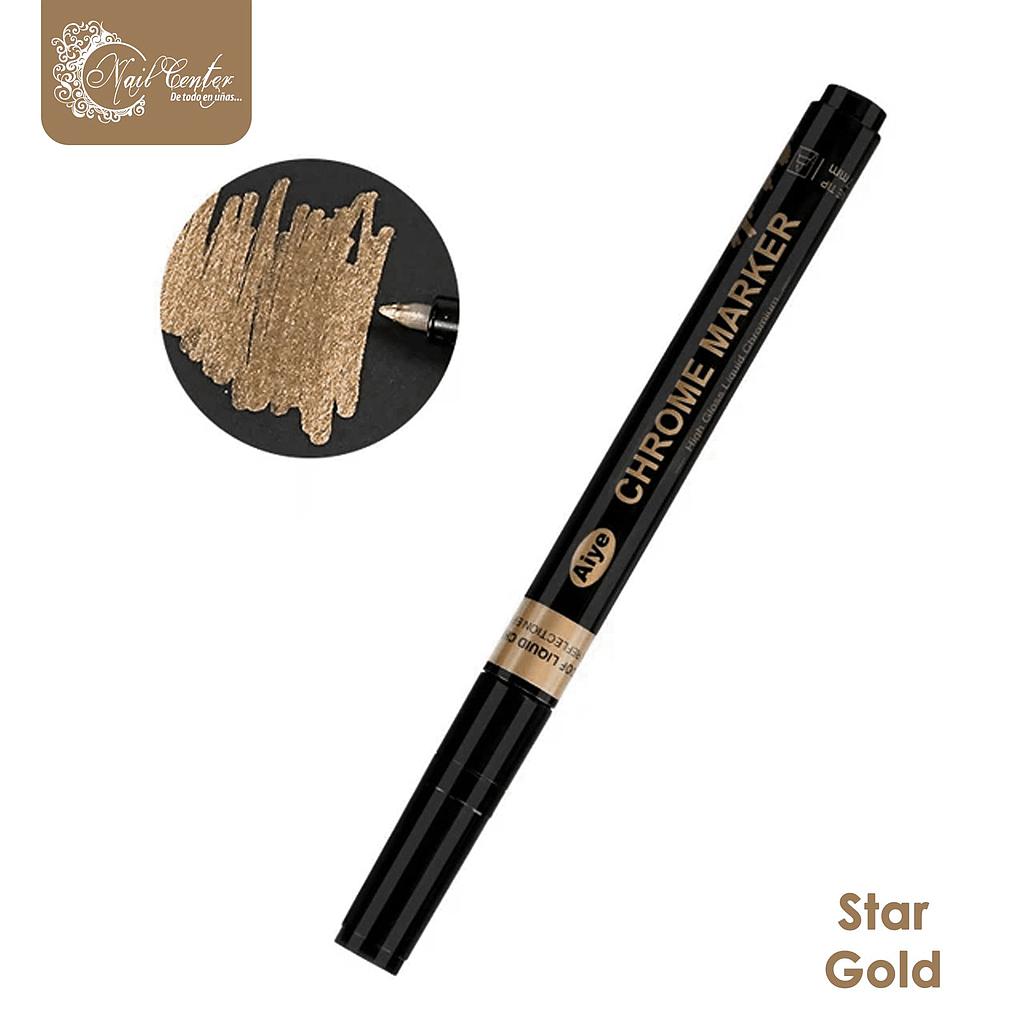 MARCADOR BRIGHT GOLD