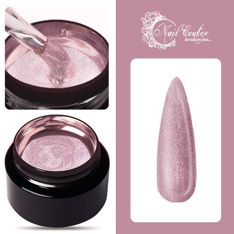 METALLIC PAINTING GEL NAIL CENTER ROSE GOLD