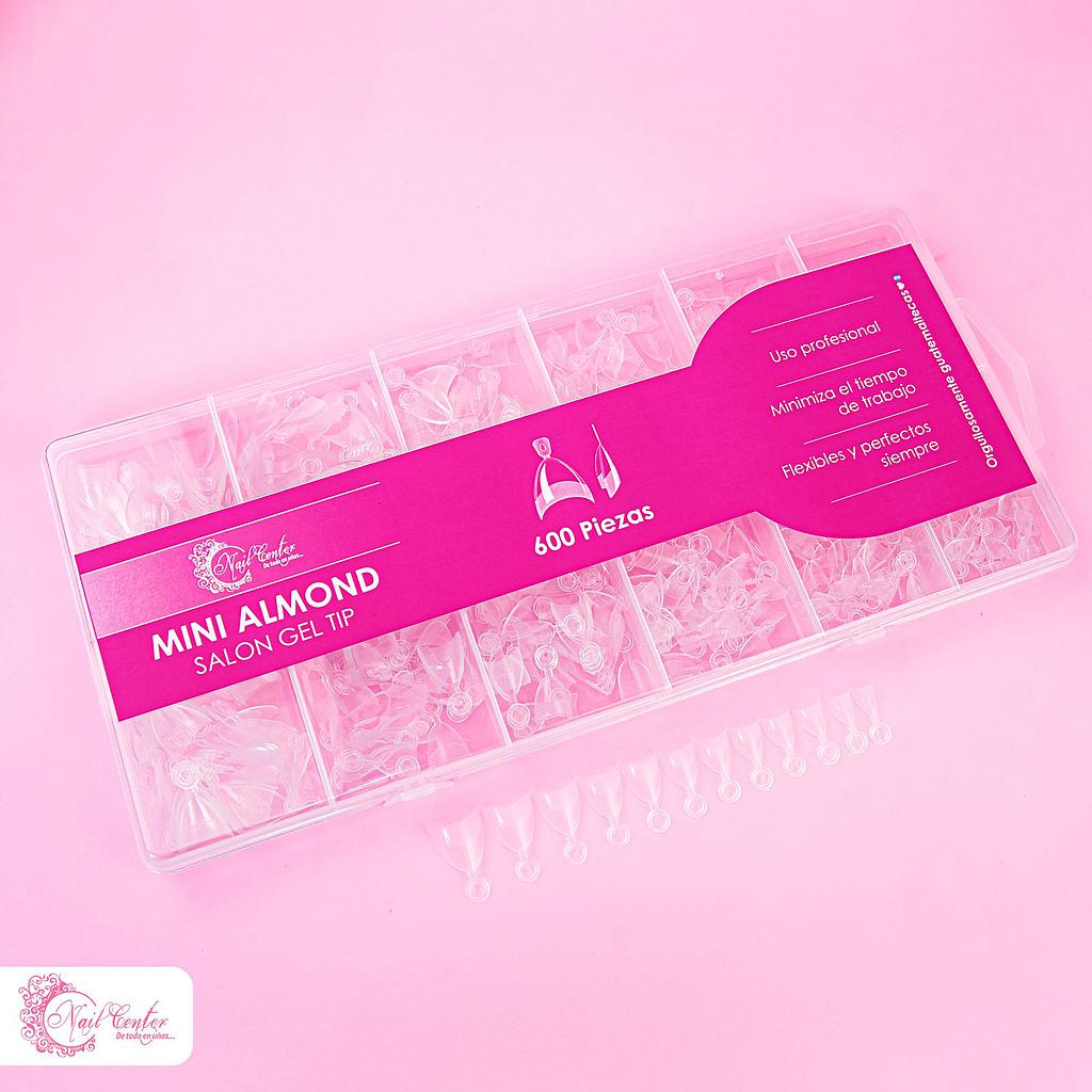 MINI TIP ALMOND CRISTAL 600 PIEZAS