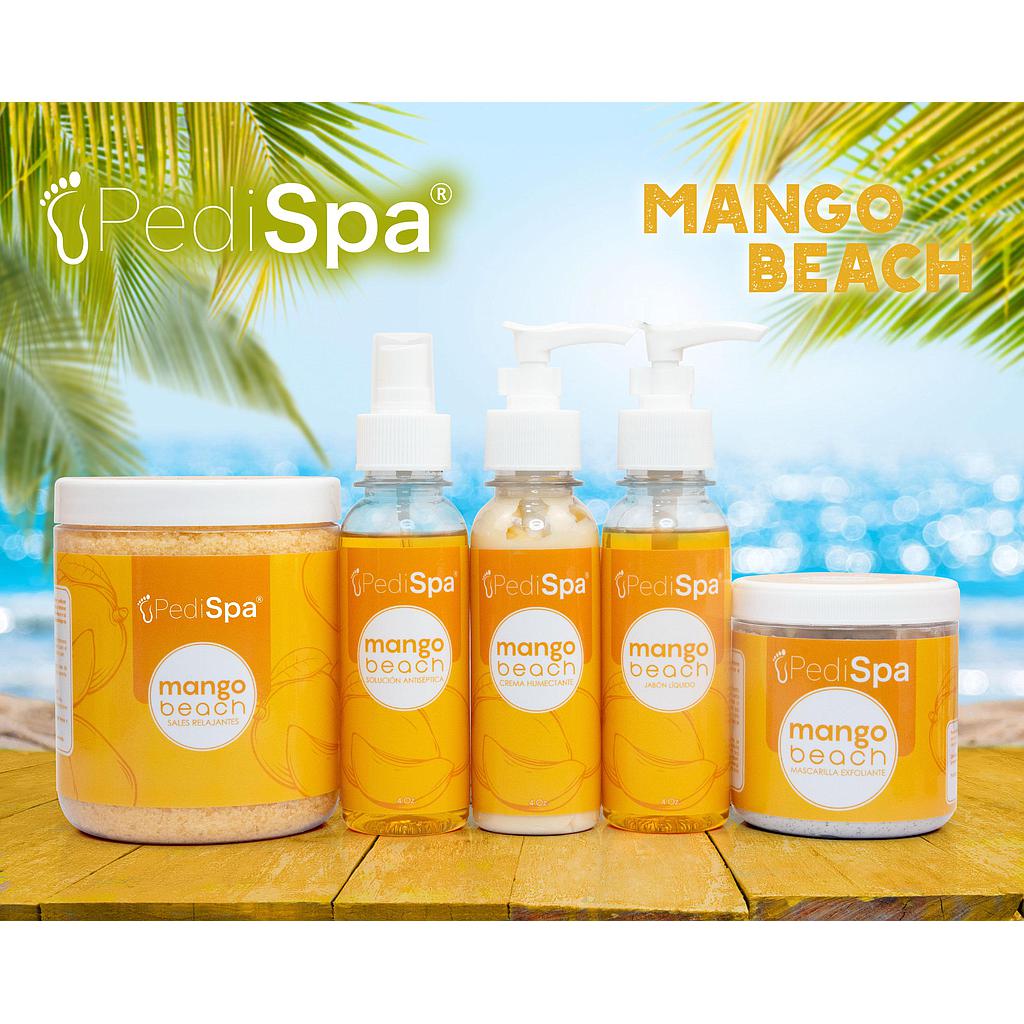 PEDI SPA KIT PEDICURE MANGO BEACH 8 ONZAS - 5 PASOS