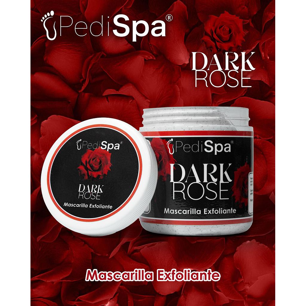 PEDI SPA MASCARILLA EXFOLIANTE DARK ROSE 8 OZ