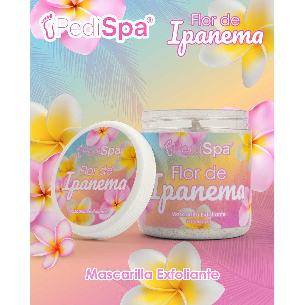 PEDI SPA MASCARILLA EXFOLIANTE FLOR DE IPANEMA 8 OZ.