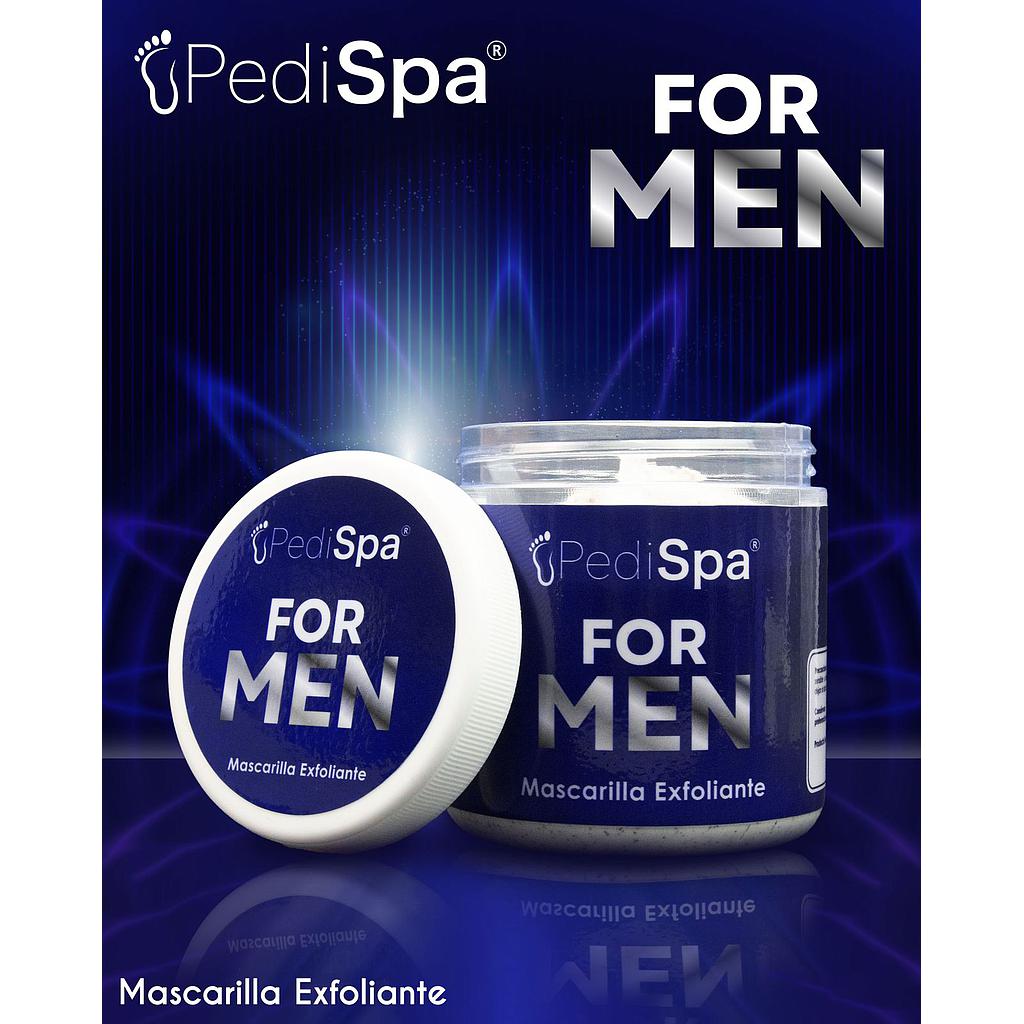 PEDI SPA MASCARILLA EXFOLIANTE FOR MEN 8 OZ