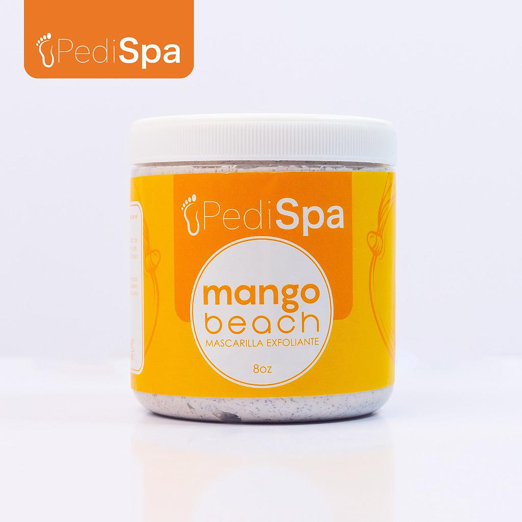 PEDI SPA MASCARILLA EXFOLIANTE MANGO BEACH 8 OZ