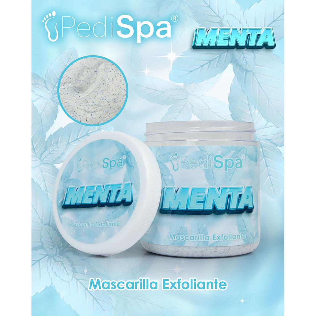 PEDI SPA MASCARILLA EXFOLIANTE MENTA 8 OZ 